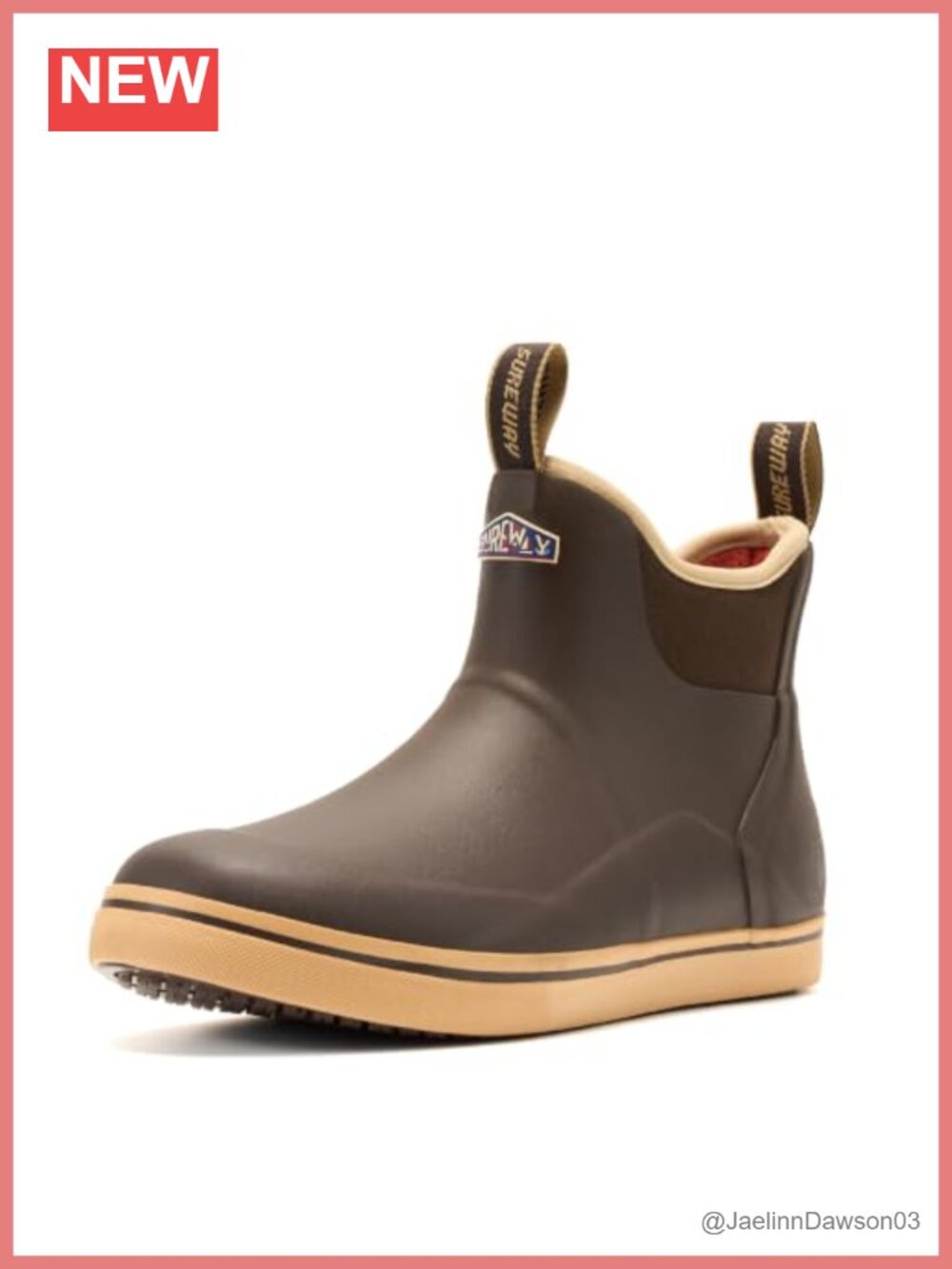 Waterproof Womens Non-Slip Fishing Ankle Deck Boots Rubber